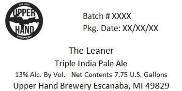 The Leaner — full label as filed with TTB