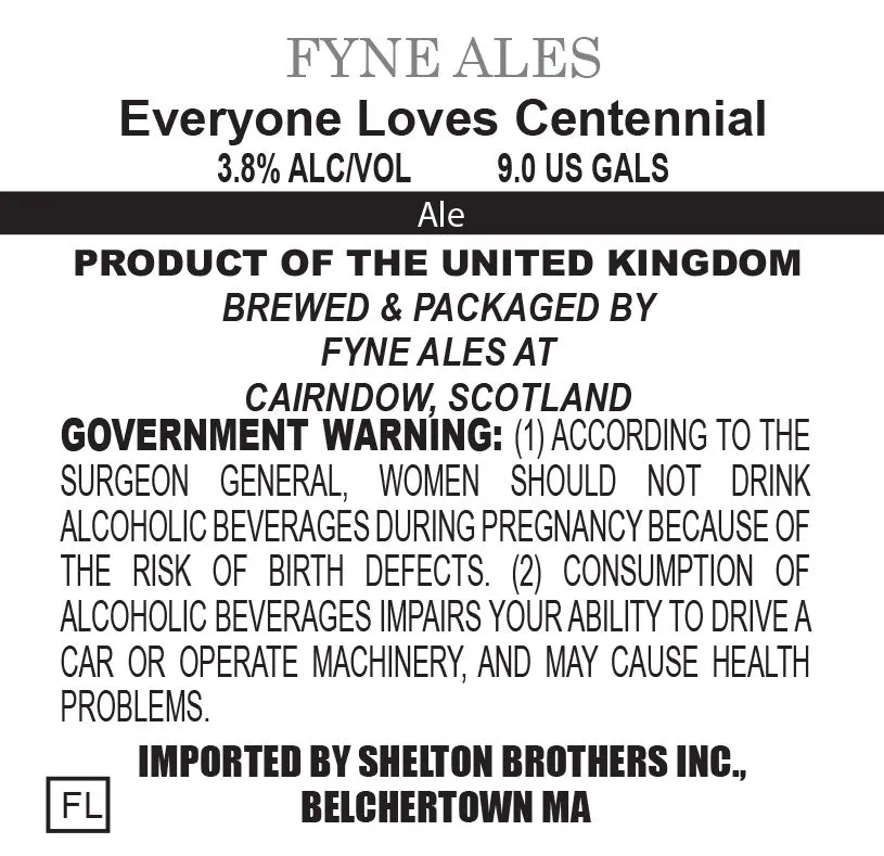 Everyone Loves Centennial label
