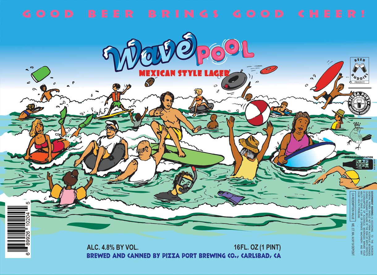 Wave Pool — full label as filed with TTB