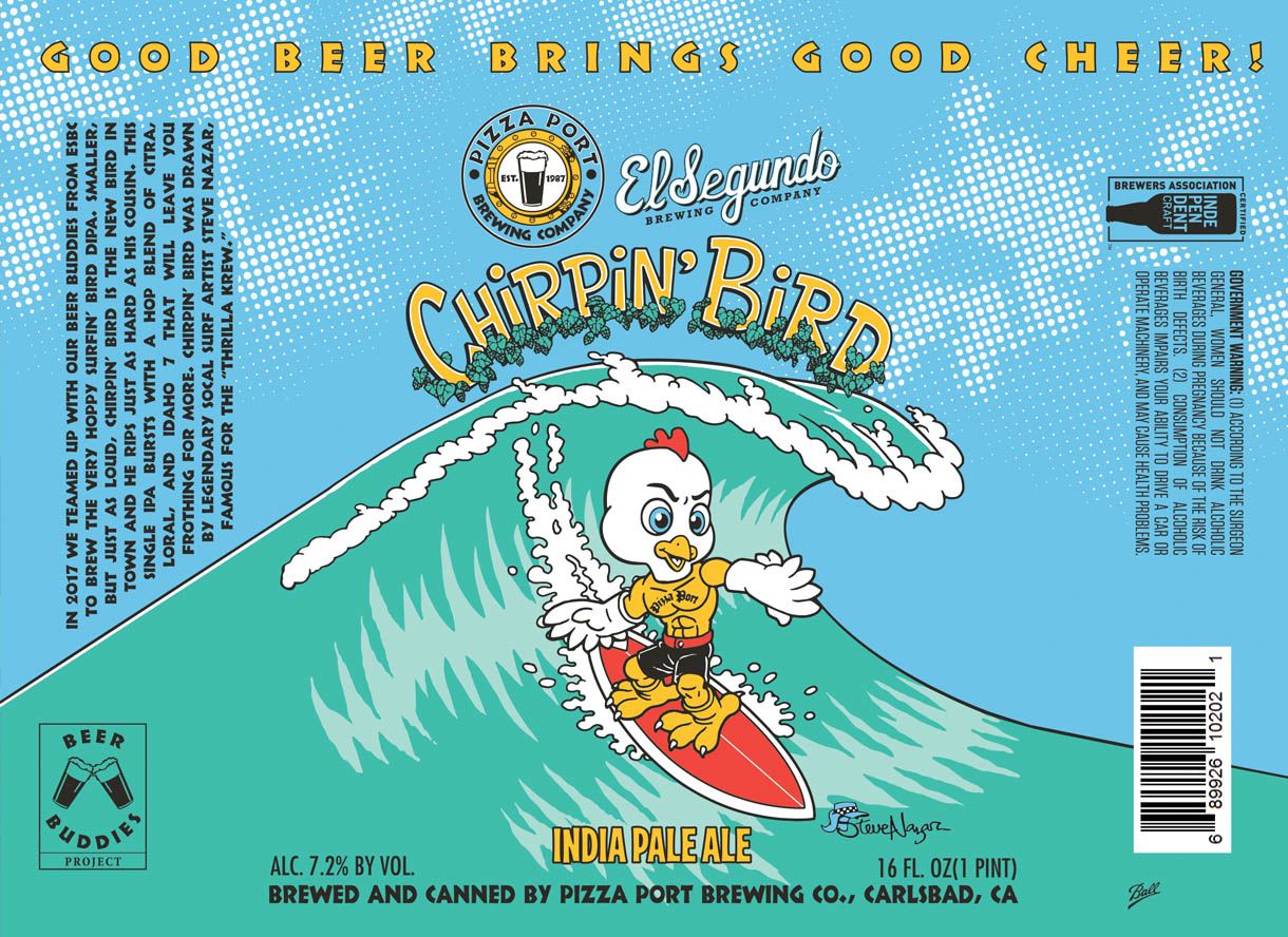Chirpin' Bird — full label as filed with TTB