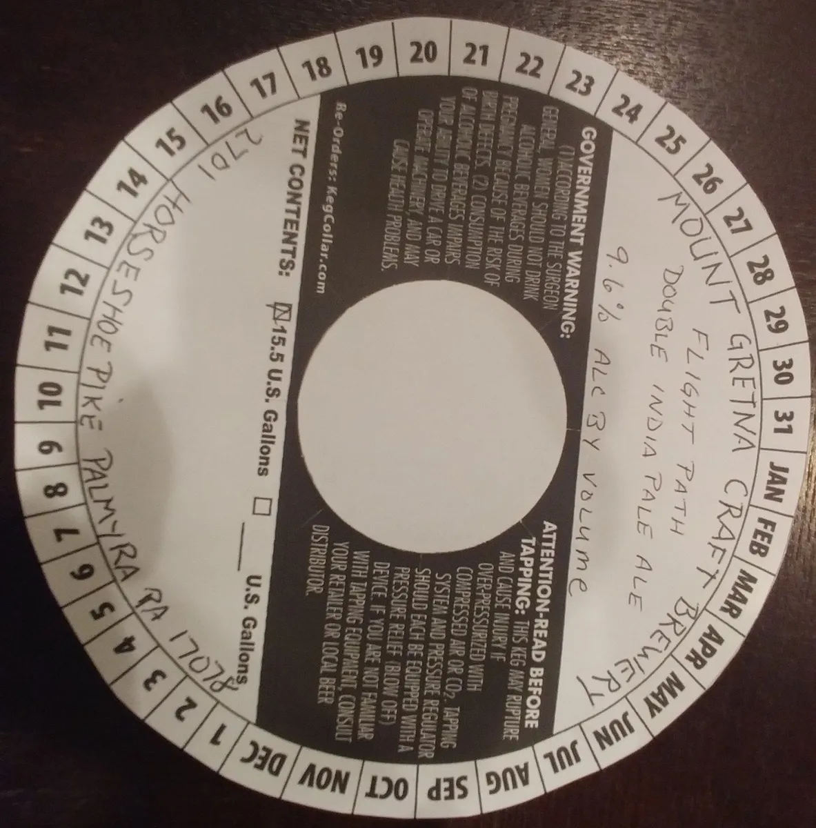 Flight Path Double India Pale Ale label art — FLIGHT PATH DOUBLE INDIA PALE ALE