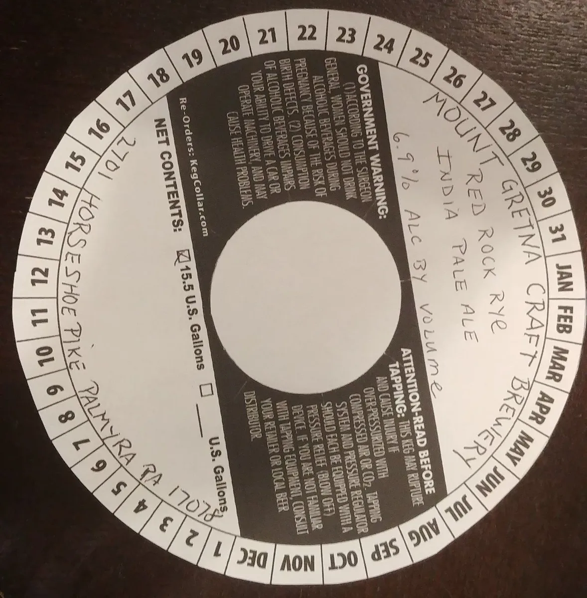 Red Rock Rye India Pale Ale label art — RED ROCK RYE INDIA PALE ALE