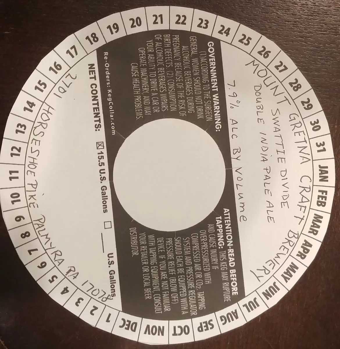 Swattie Divide Double India Pale Ale label art — SWATTIE DIVIDE DOUBLE INDIA PALE ALE