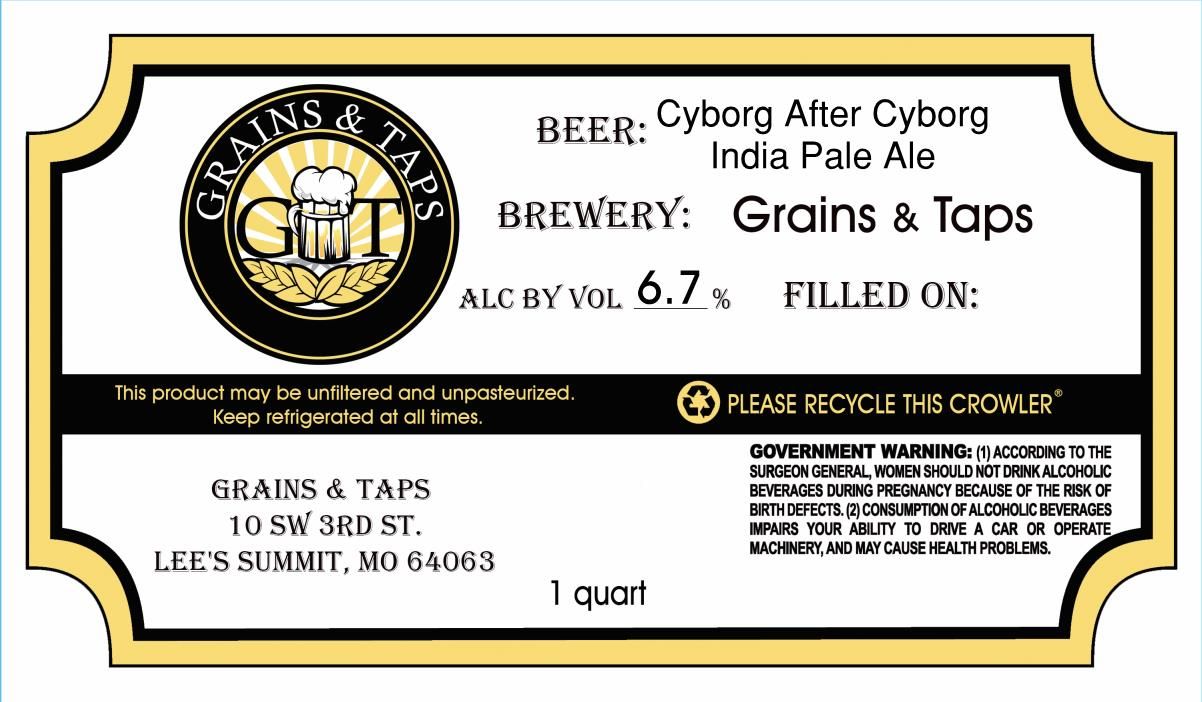 Cyborg After Cyborg — full label as filed with TTB