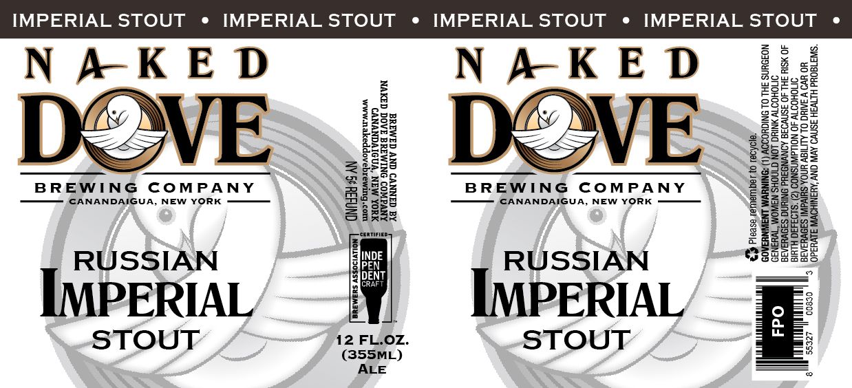 Russian Imperial Stout — full label as filed with TTB