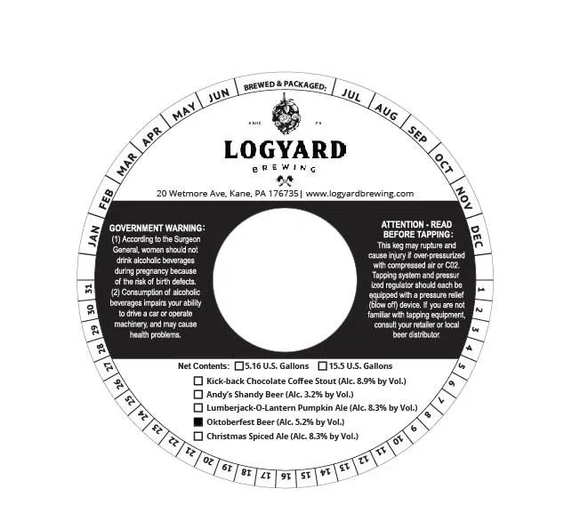 Oktoberfest Beer label