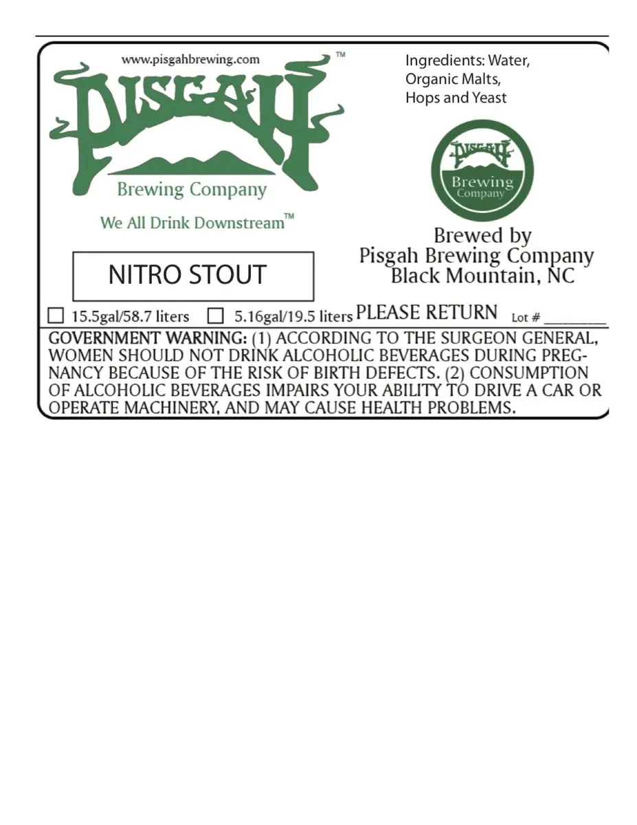 Nitro Stout label