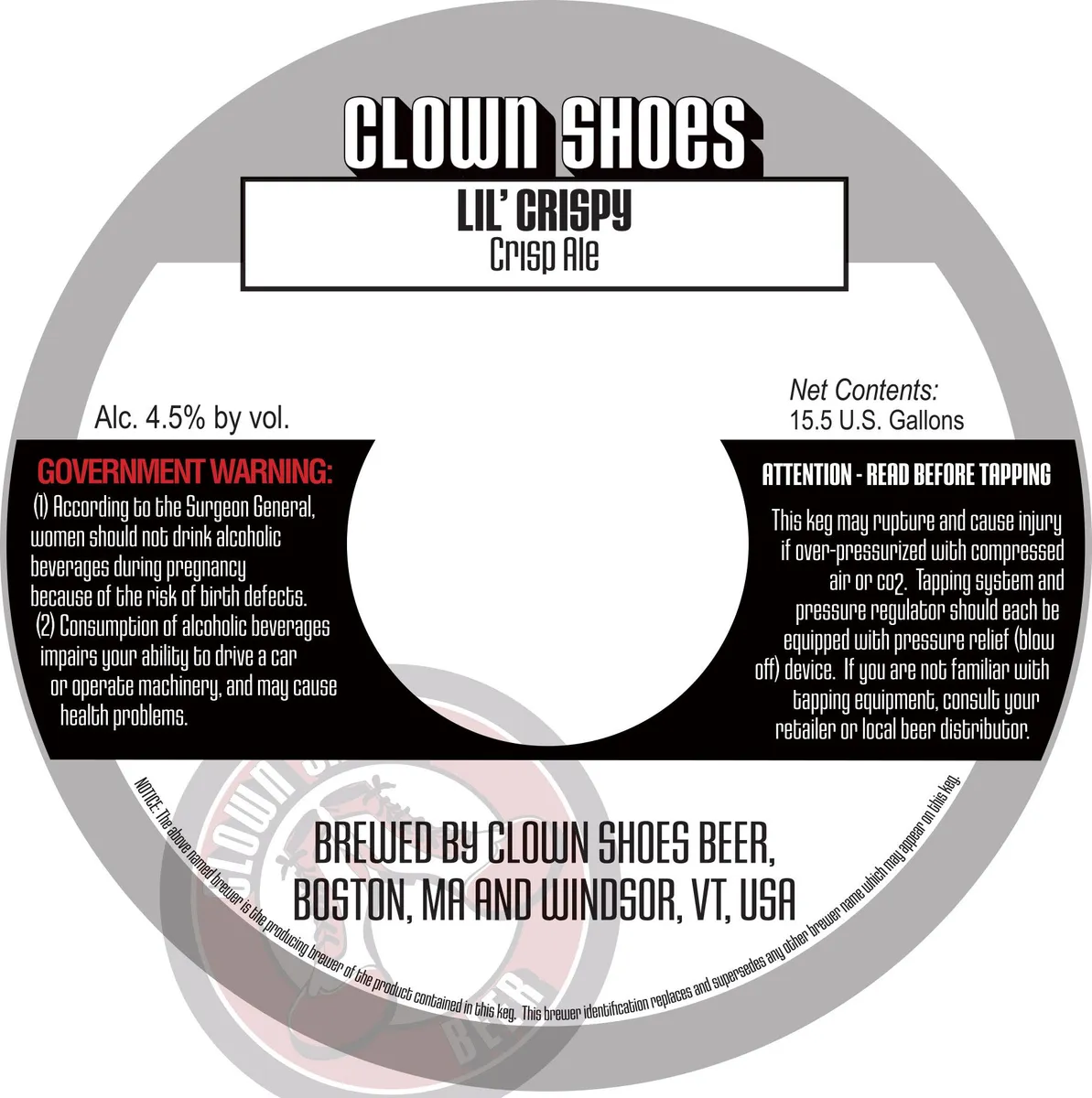 Lil' Crispy label