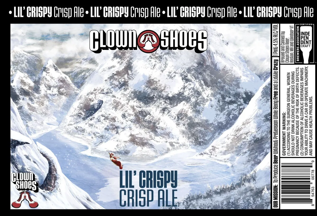 Lil' Crispy label art — CLOWN SHOES