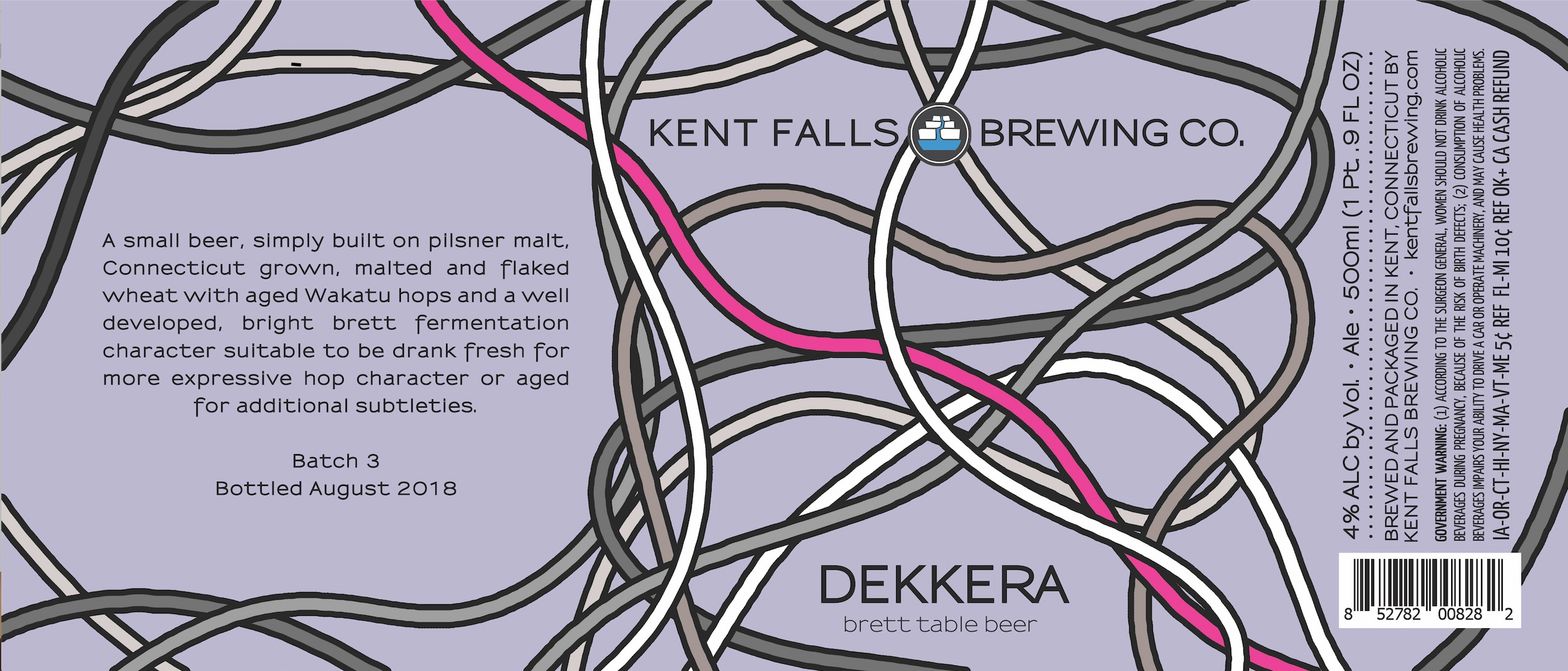 Dekkera — full label as filed with TTB