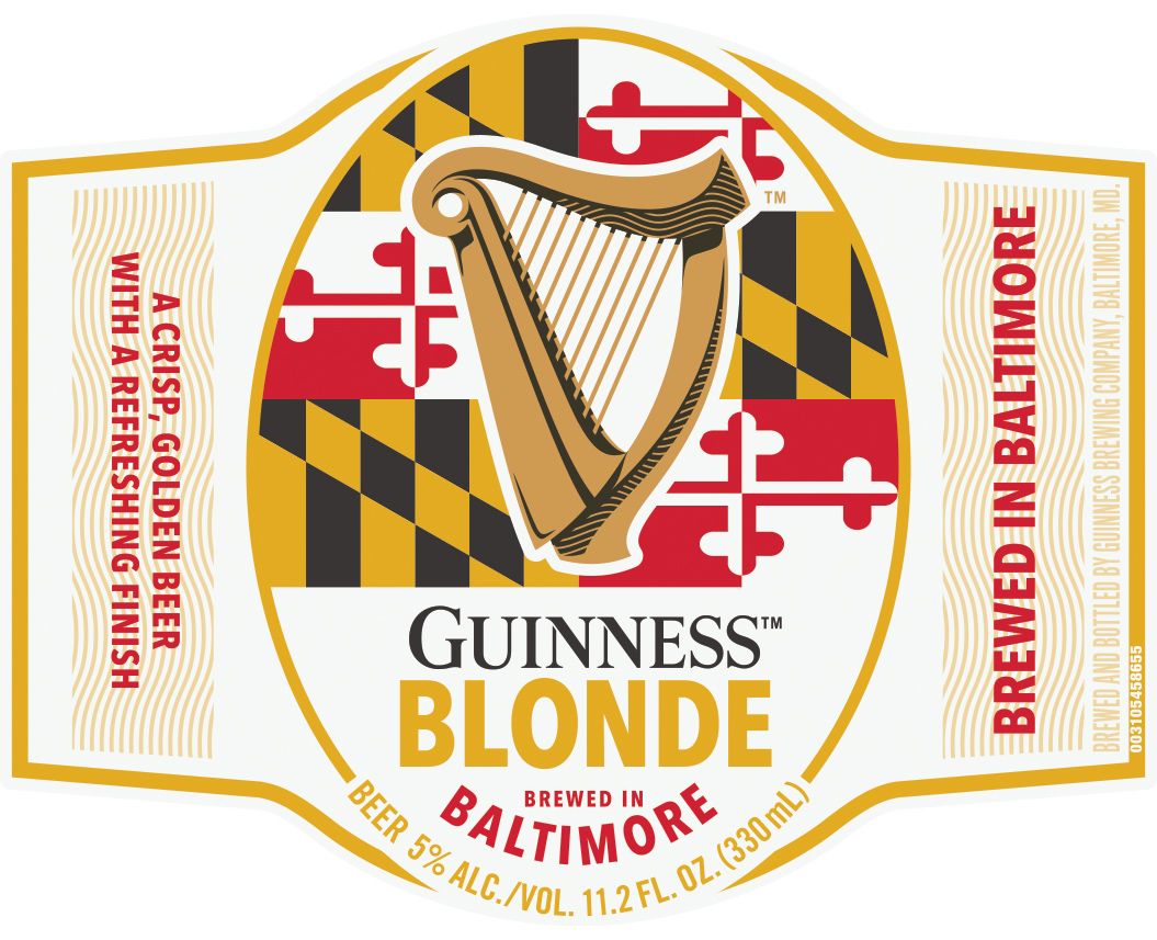 Guinness Blonde — full label as filed with TTB