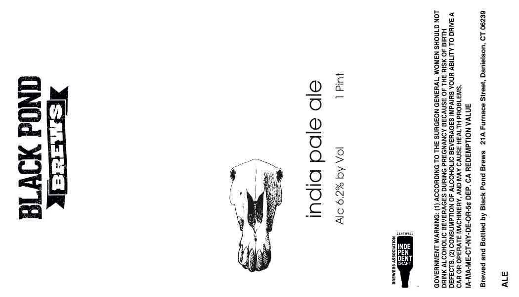 India Pale Ale label