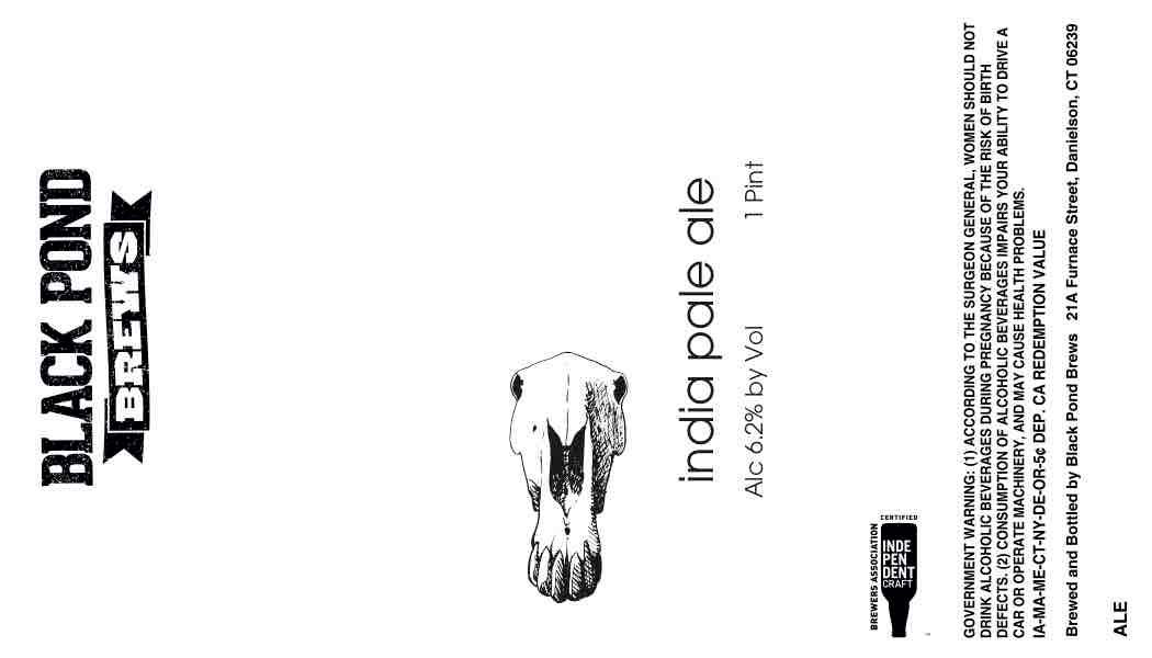 India Pale Ale — full label as filed with TTB
