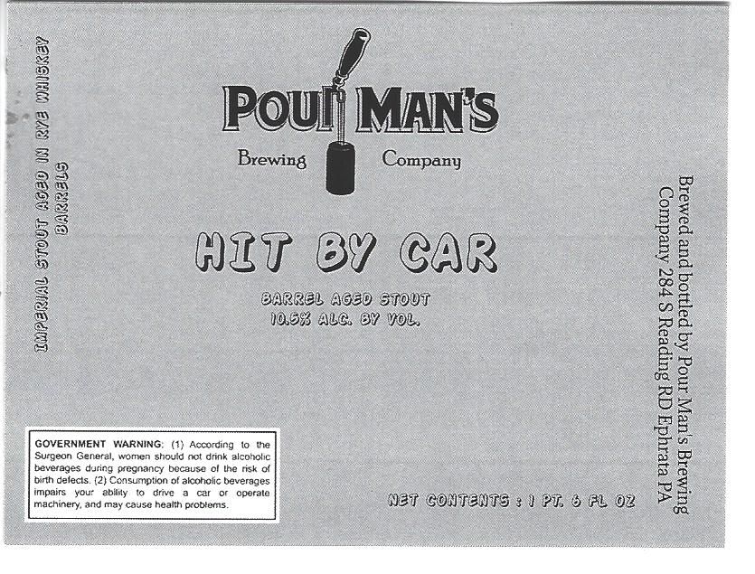 Hit By Car — full label as filed with TTB