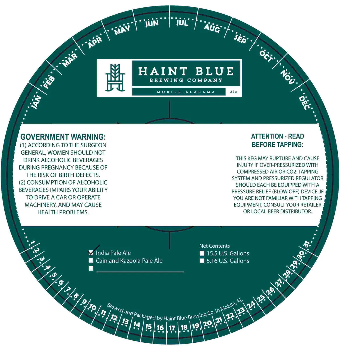 India Pale Ale label