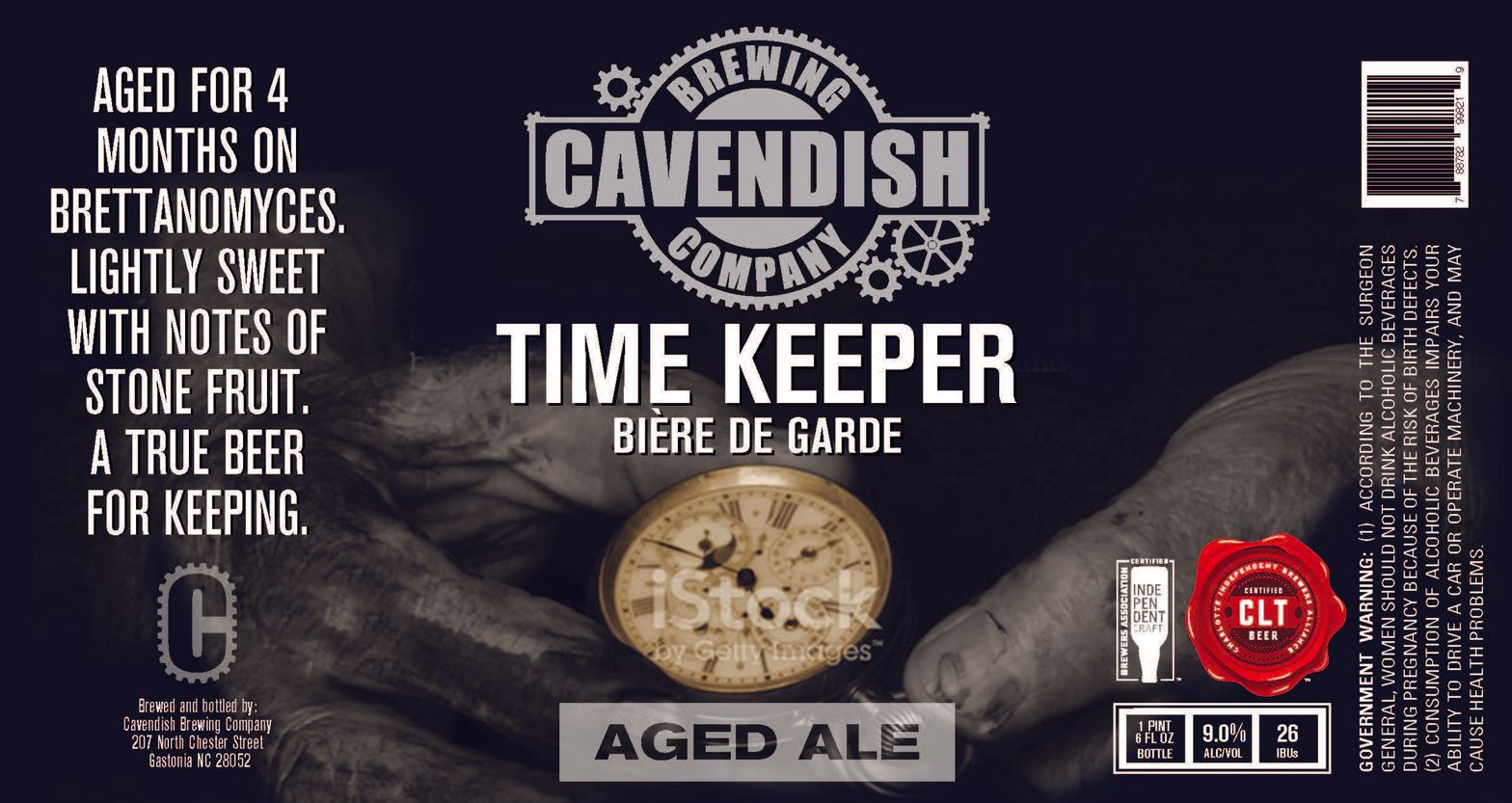 Time Keeper — full label as filed with TTB