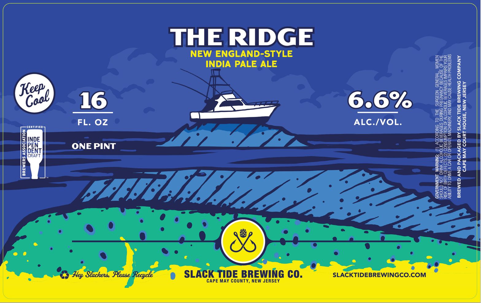 The Ridge — full label as filed with TTB