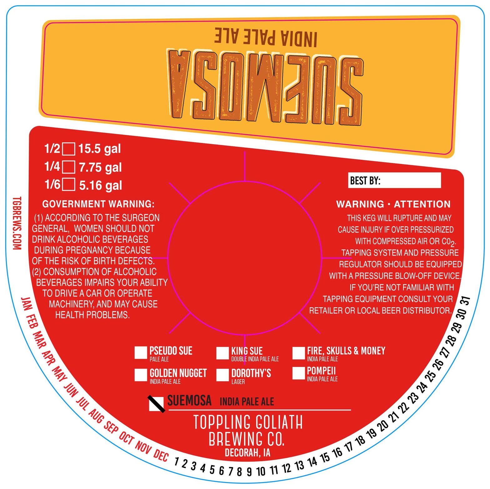 Suemosa — full label as filed with TTB