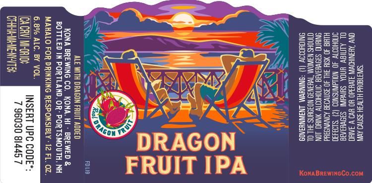 Dragon Fruit IPA — full label as filed with TTB