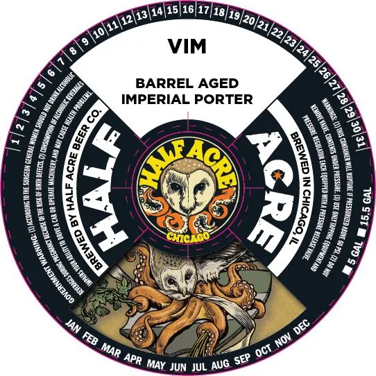 Vim label art — VIM