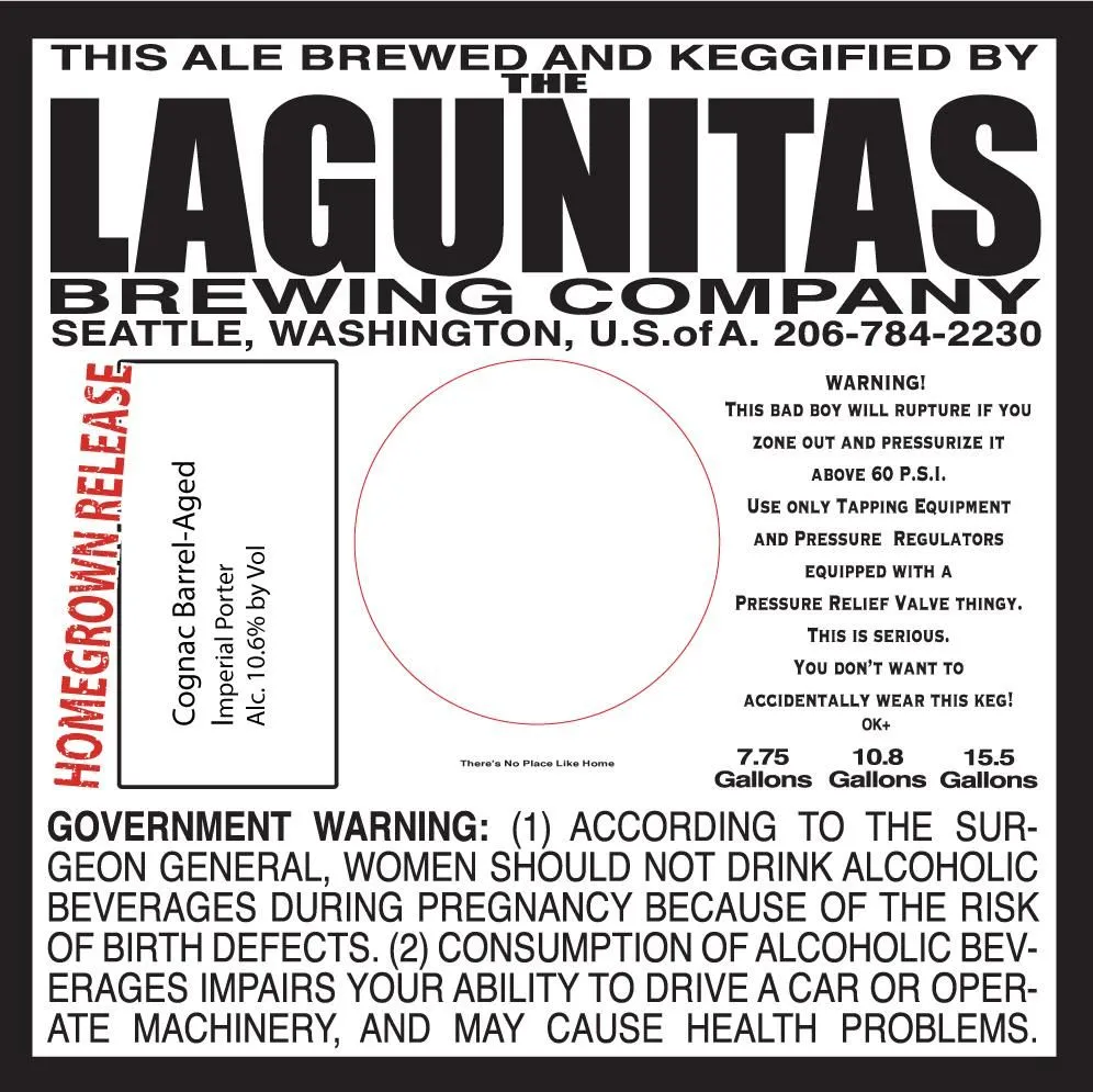 Cognac Barrel-Aged Imperial Porter label