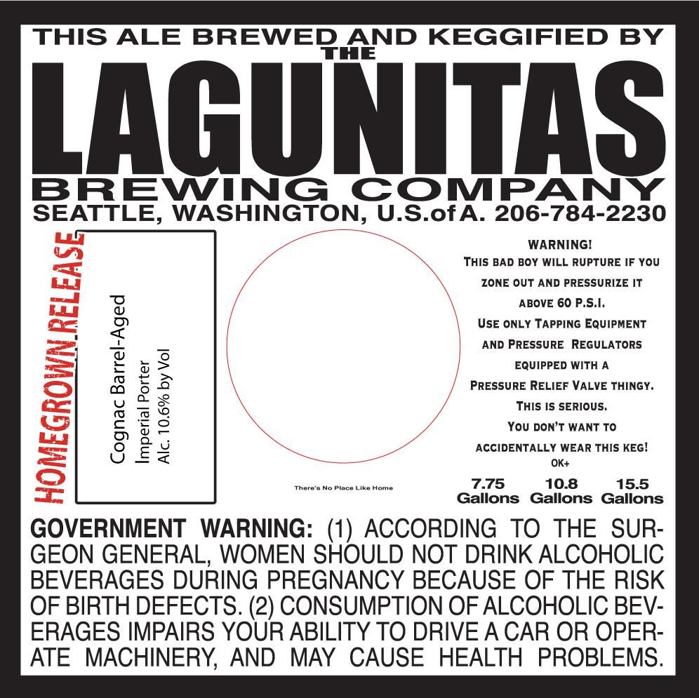 Cognac Barrel-Aged Imperial Porter — full label as filed with TTB