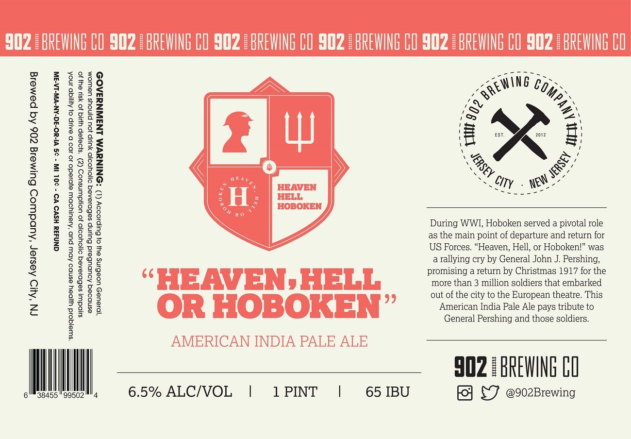 Heaven, Hell, or Hoboken — full label as filed with TTB