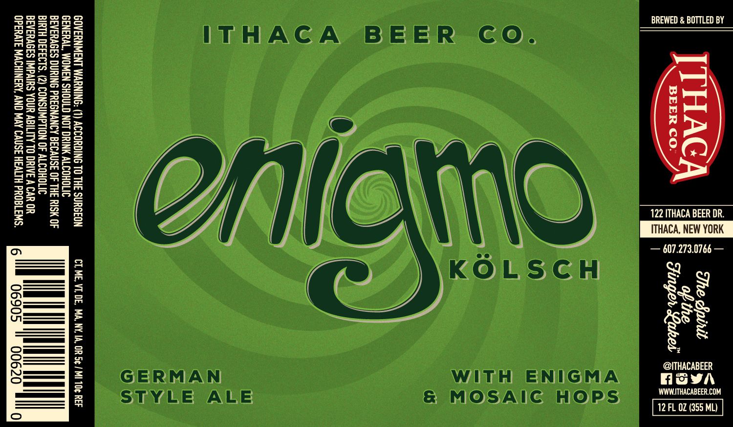 Enigmo — full label as filed with TTB