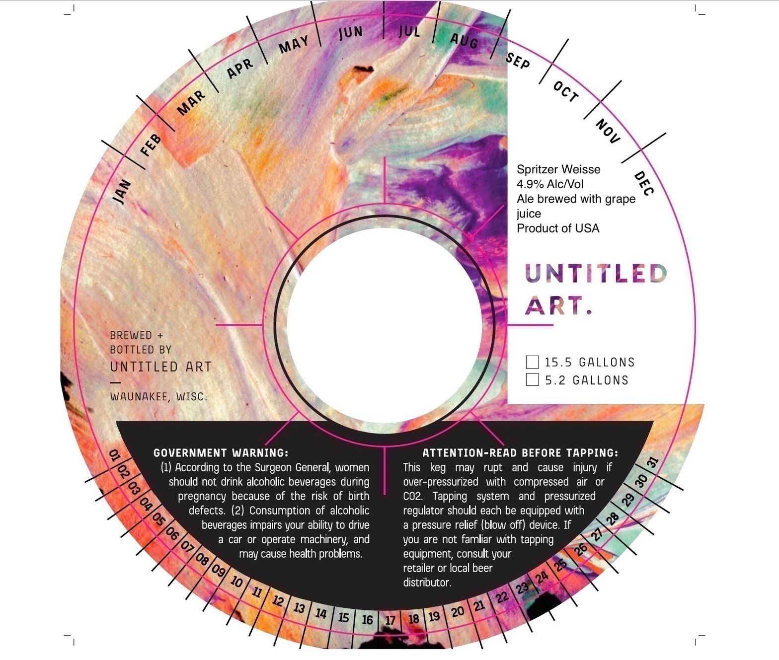 Spritzer Weisse — full label as filed with TTB