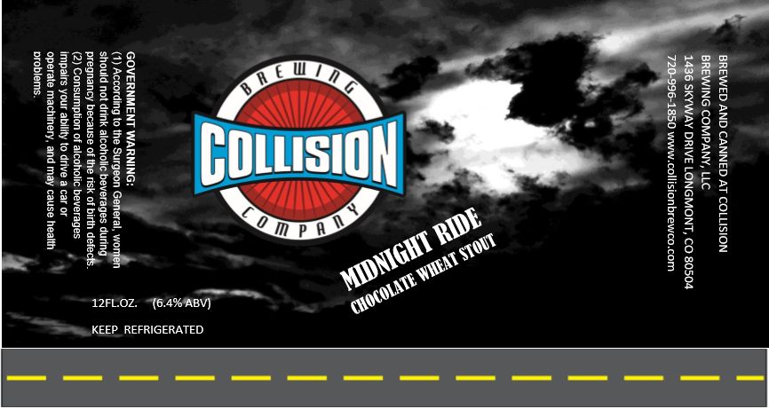 Midnight Ride — full label as filed with TTB