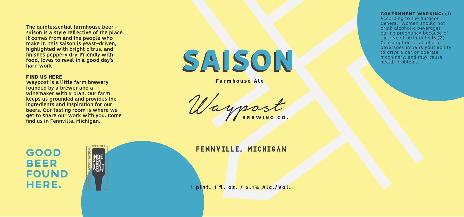 Saison — full label as filed with TTB
