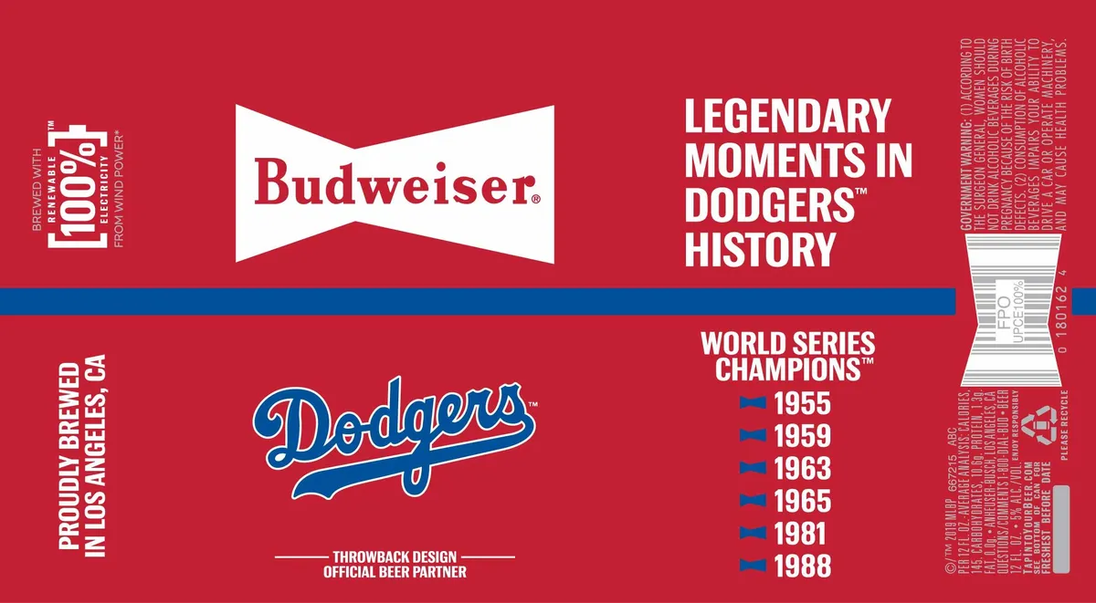 Budweiser label