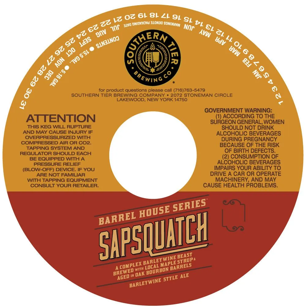 Sapsquatch label