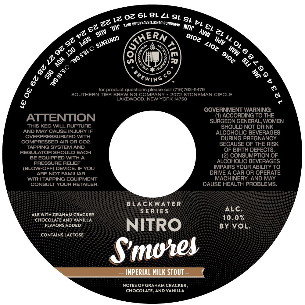 S'mores — full label as filed with TTB