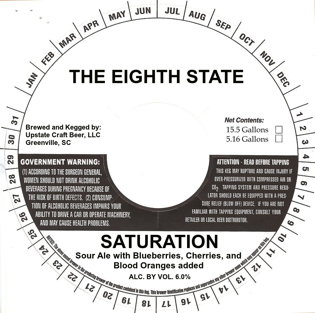 Saturation — full label as filed with TTB