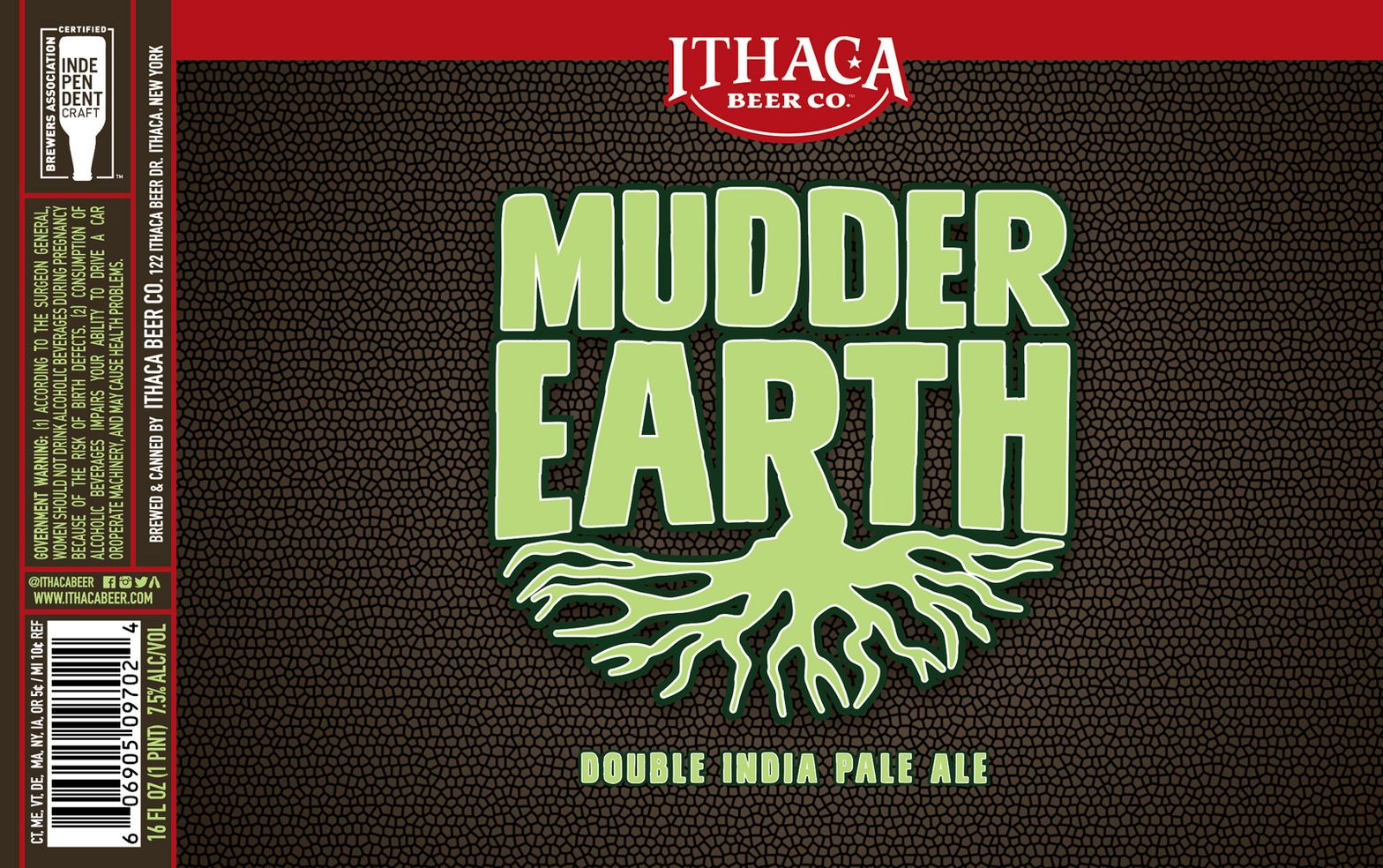 Mudder Earth — full label as filed with TTB