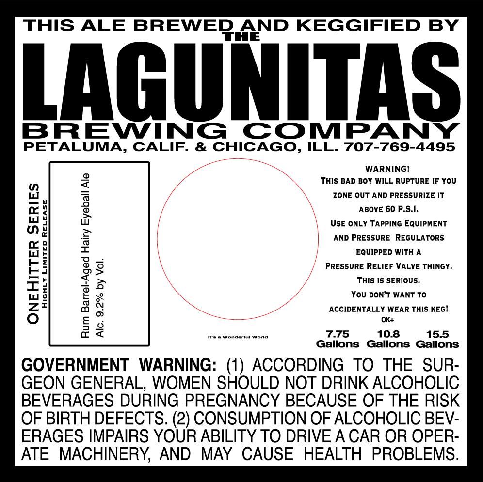 Rum Barrel-Aged Hairy Eyeball Ale — full label as filed with TTB