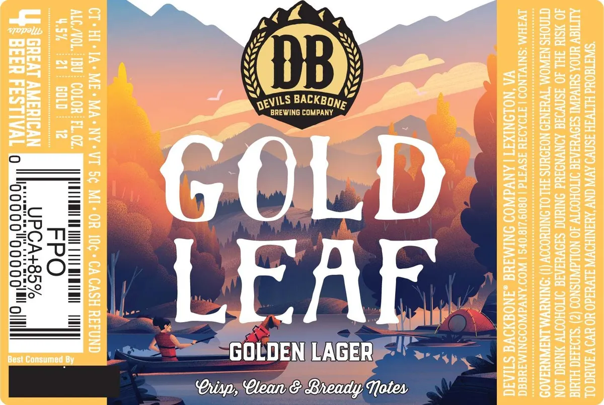 Gold Leaf label