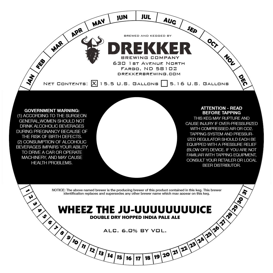 Wheez the Ju-Uuuuuuuuice — full label as filed with TTB