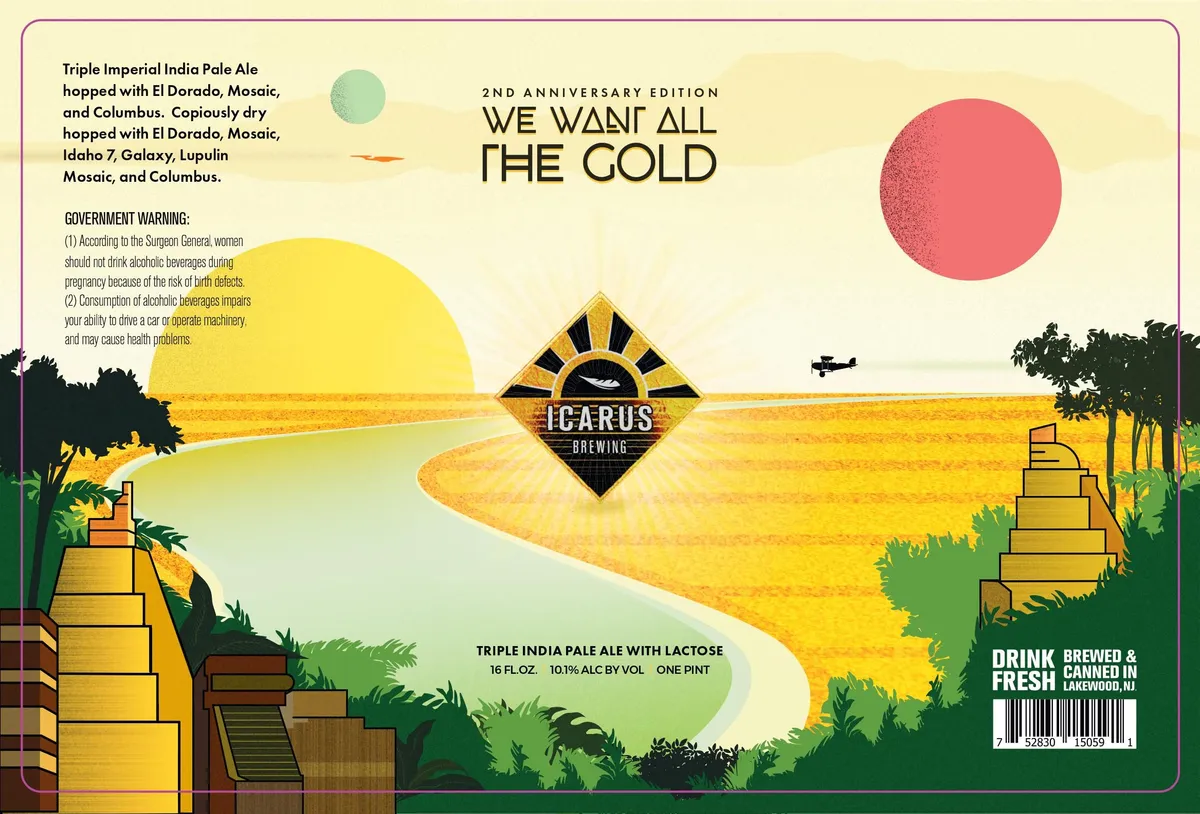We Want All the Gold label