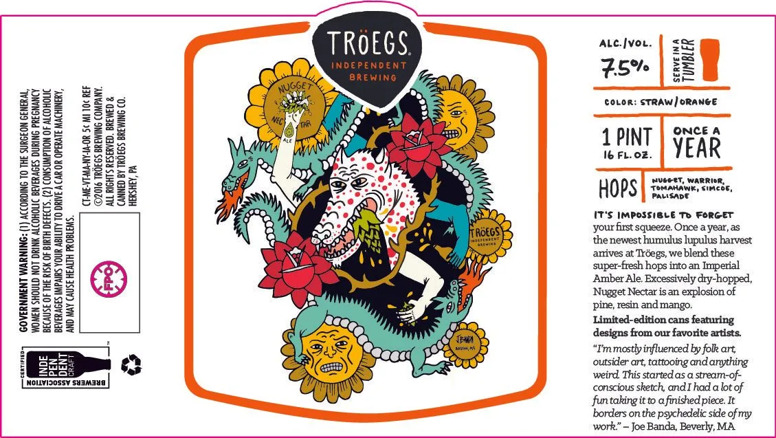 Nugget Nectar label