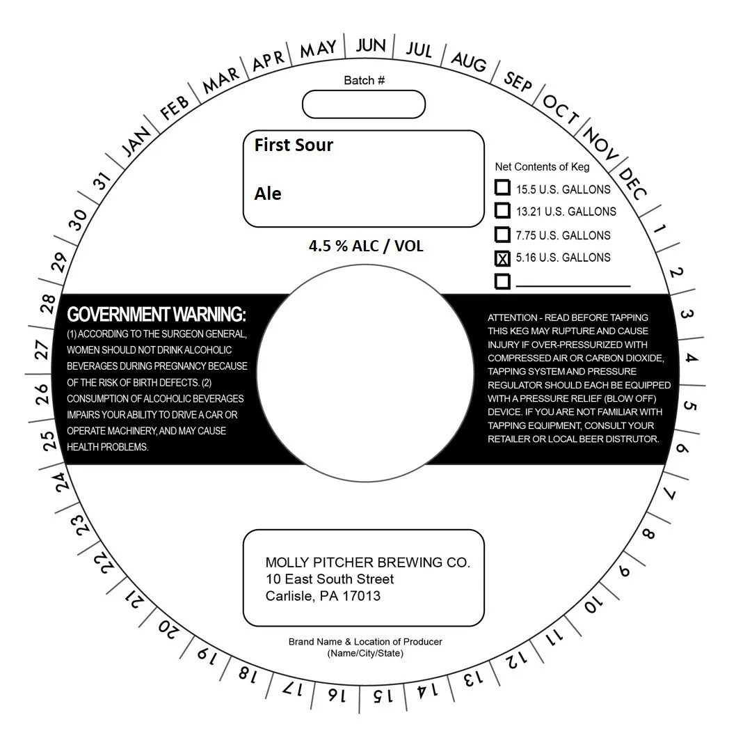 First Sour label
