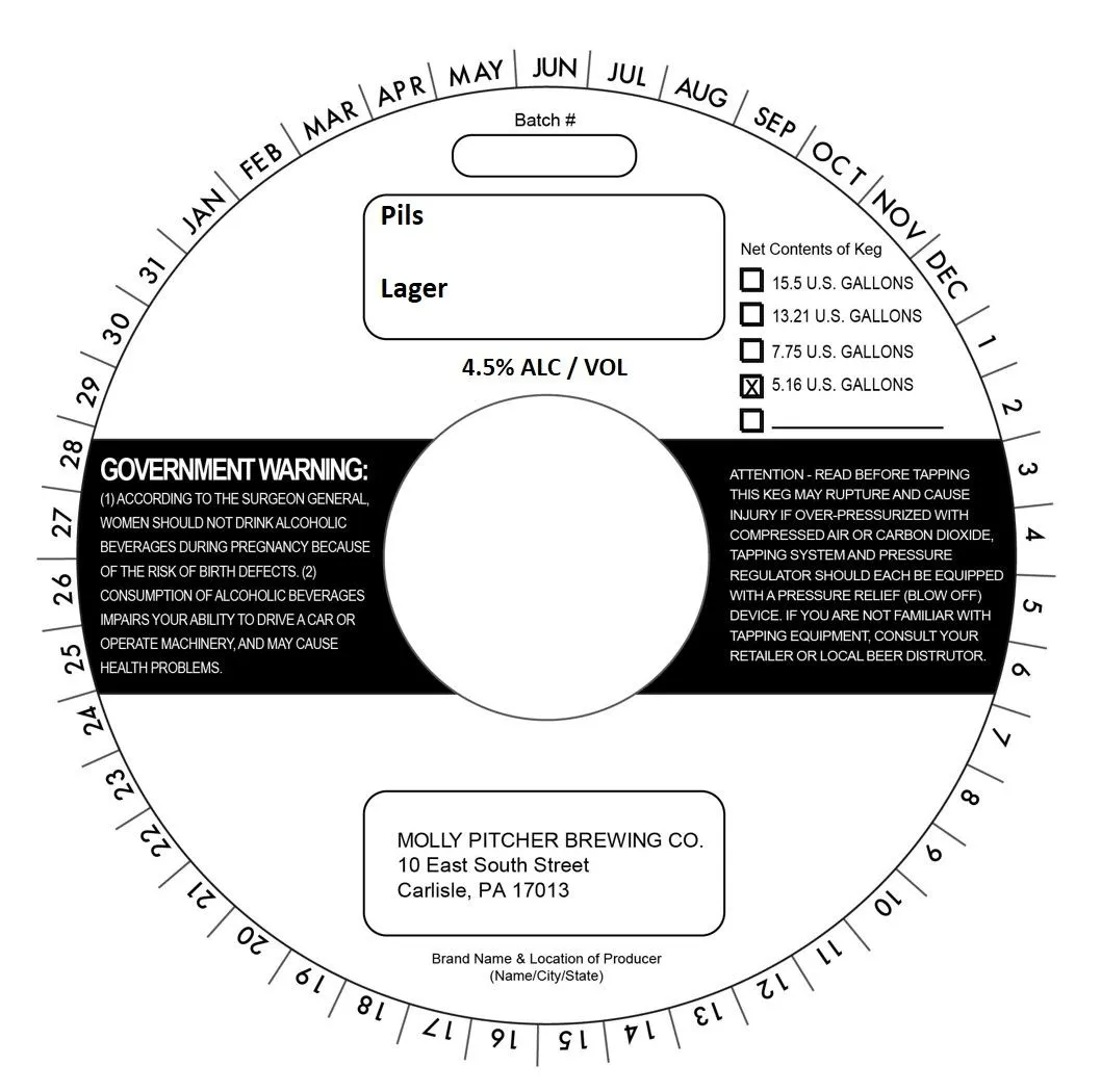 Pils label