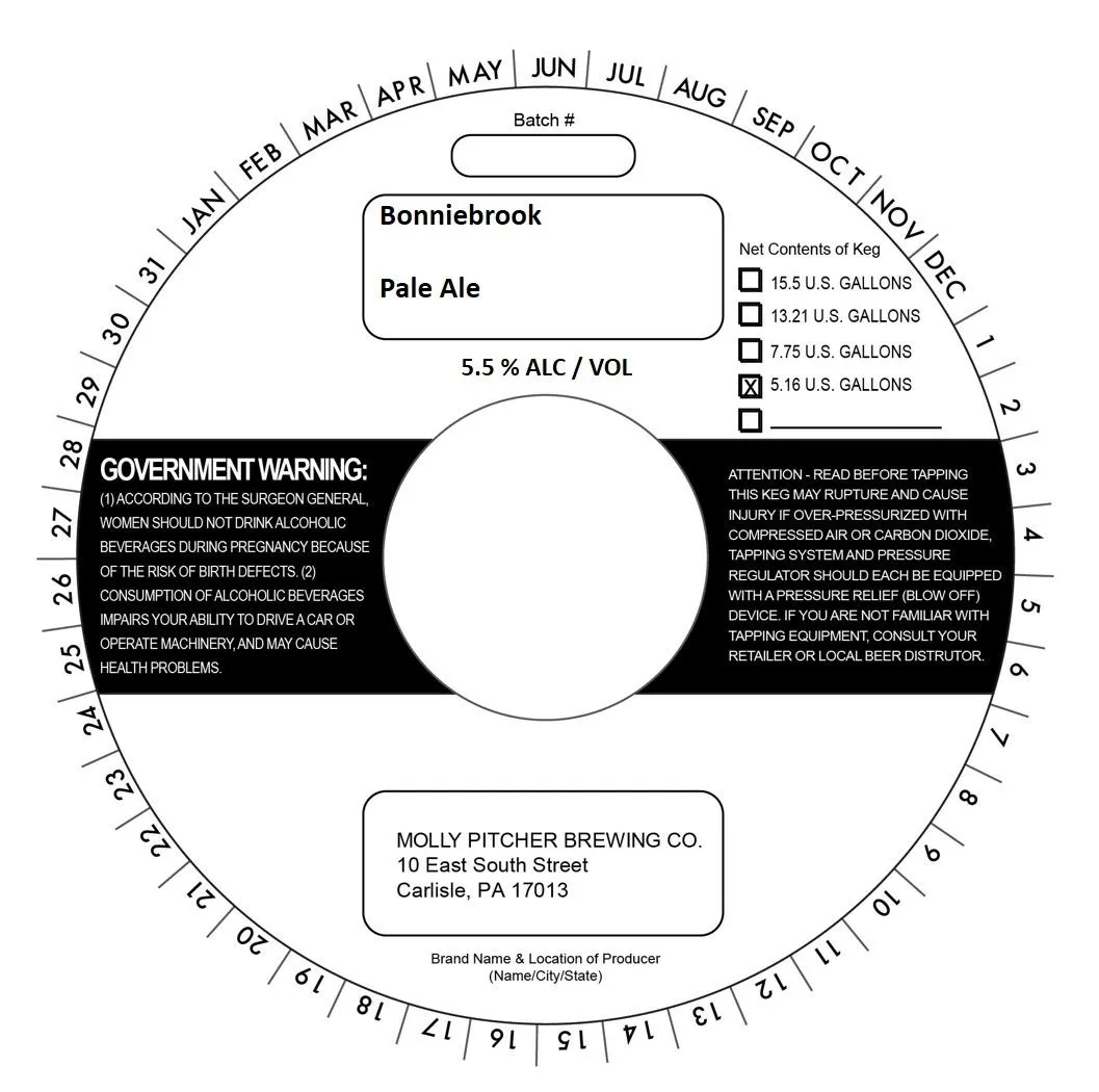 Bonniebrook label