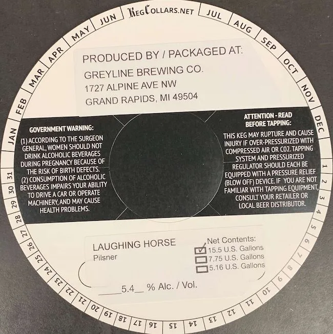 Laughing Horse label