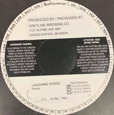 Laughing Horse label