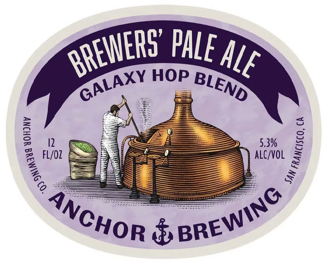 Brewers' Pale Ale Galaxy Hop Blend label