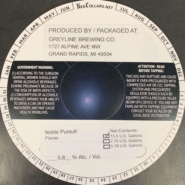 Noble Pursuit label