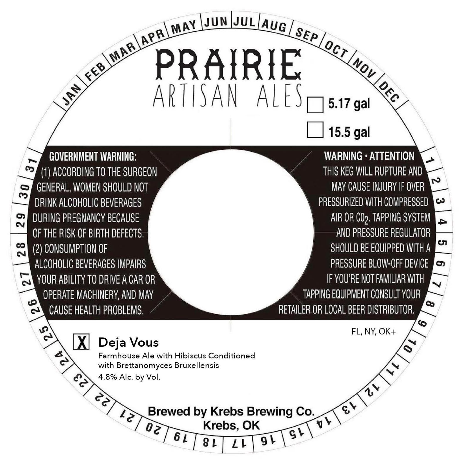 Deja Vous — full label as filed with TTB