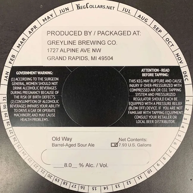 Old Way label